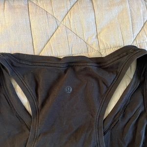Black Racerback Lululemon Athletic Tank